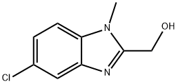 1H-Benzimidazole-2-methanol,5-chloro-1-methyl-(9CI) Structure