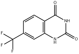 2,4(1H,3H)-Quinazolinedione, 7-(trifluoromethyl)- 구조식 이미지
