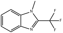1H-Бензимидазол, 1-метил-2- (трифторметил) - (9Cl) структурированное изображение