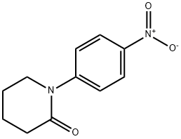 1-(4-Nitrophenyl)-2-piperidinone 구조식 이미지