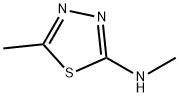 N,5-Dimethyl-1,3,4-thiadiazol-2-amine 구조식 이미지