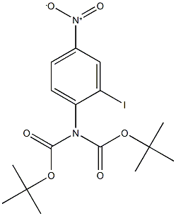 bis(1,1-dimethylethyl)-(2-iodo-4-nitrophenyl) imidodicarbonate Structure