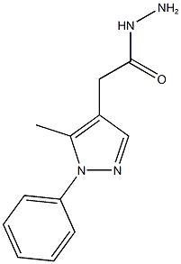 2-(5-methyl-1-phenyl-1H-pyrazol-4-yl)acetohydrazide Structure