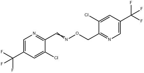 (E)-{[3-chloro-5-(trifluoromethyl)pyridin-2-yl]methoxy}({[3-chloro-5-(trifluoromethyl)pyridin-2-yl]methylidene})amine Structure