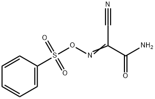 (Z)-1-carbamoyl-N-phenylmethanecarbonimidoyl cyanide 구조식 이미지
