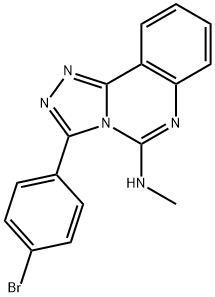 3-(4-bromophenyl)-N-methyl[1,2,4]triazolo[4,3-c]quinazolin-5-amine 구조식 이미지