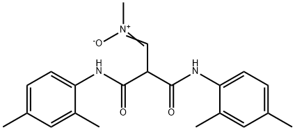 (Z)-{2,2-bis[(2,4-dimethylphenyl)carbamoyl]ethylidene}(methyl)oxidoazanium 구조식 이미지