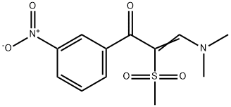 (2Z)-3-(dimethylamino)-2-methanesulfonyl-1-(3-nitrophenyl)prop-2-en-1-one Structure