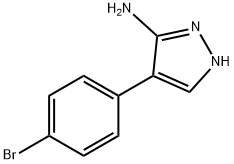 4-(4-bromophenyl)-1H-pyrazol-3-amine Structure