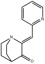 (2Z)-2-[(pyridin-2-yl)methylidene]-1-azabicyclo[2.2.2]octan-3-one Structure