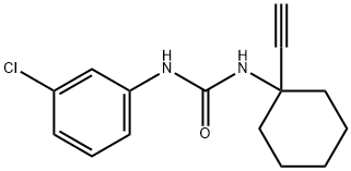 1-(3-chlorophenyl)-3-(1-ethynylcyclohexyl)urea Structure