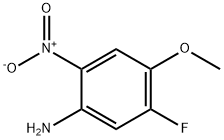 4-AMino-2-fluoro-5-nitroanisole[5-Fluoro-4-Methoxy-2-nitroaniline] 구조식 이미지