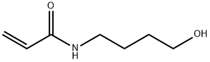 N-(4-Hydroxybutyl)acrylamide 구조식 이미지