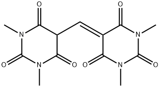 5-[(6-hydroxy-1,3-dimethyl-2,4-dioxo-1,2,3,4-tetrahydro-5-pyrimidinyl)methylene]-1,3-dimethyl-2,4,6(1H,3H,5H)-pyrimidinetrione Structure