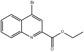 Ethyl 4-broMoquinoline-2-carboxylate Structure