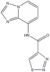 1,2,3-Thiadiazole-4-carboxamide,N-[1,2,4]triazolo[1,5-a]pyridin-8-yl-(9CI) Structure