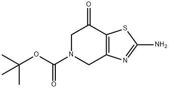 tert-butyl 2-amino-7-oxo-6,7-dihydrothiazolo[4,5-c]pyridine-5(4h)-carboxylate 구조식 이미지