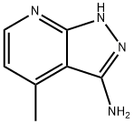 1H-Pyrazolo[3,4-b]pyridin-3-amine,4-methyl-(9CI) Structure