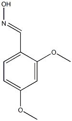 (NE)-N-[(2,4-dimethoxyphenyl)methylidene]hydroxylamine 구조식 이미지