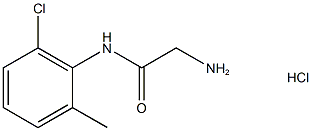 2-amino-N-(2-chloro-6-methylphenyl)acetamide hydrochloride Structure