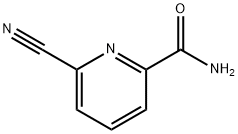 2-피리딘카르복사미드,6-시아노-(9CI) 구조식 이미지