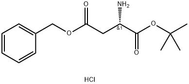 H-Asp(OBzl)-OtBu HCl Structure