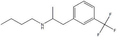 N-Butyl-3-(trifluoromethyl)-α-methylbenzeneethanamine Structure