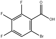 6-Bromo-2,3,4-Trifluorobenzoic Acid 구조식 이미지