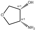 3-Furanol,4-aminotetrahydro-,(3R,4R)-rel-(9CI) Structure