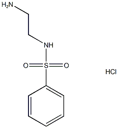 N-(2-AMINOETHYL)BENZENESULFONAMIDE HYDROCHLORIDE 구조식 이미지