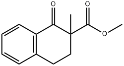 1,2,3,4-tetrahydro-2-methyl-1-oxo-, methyl ester 2-Naphthalenecarboxylic acid Structure