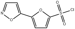 2-Furansulfonylchloride,5-(5-isoxazolyl)-(9CI) Structure