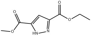 3-ethyl 5-methyl 1H-pyrazole-3,5-dicarboxylate 구조식 이미지