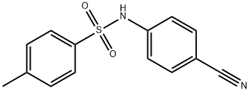 N-(4-cyanophenyl)-4-methylbenzenesulfonamide Structure