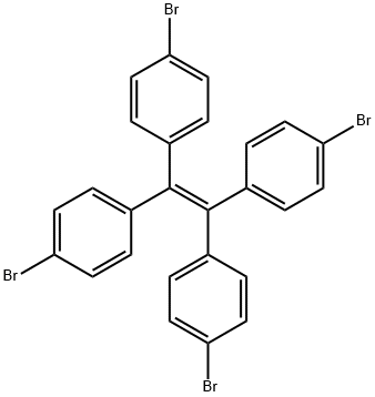 1,1,2,2-테트라키스(4-브로모페닐)에텐 구조식 이미지