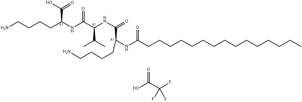 Palmitoyl Tripeptide-5 Structure