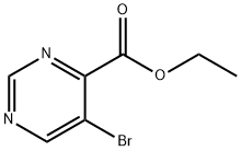 Ethyl 5-broMo-4-pyriMidinecarboxylate 구조식 이미지