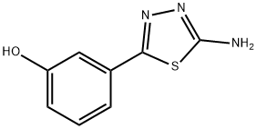 3-(5-amino-1,3,4-thiadiazol-2-yl)phenol Structure
