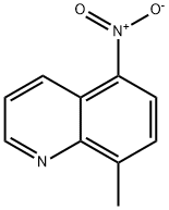 8-METHYL-5-NITROQUINOLINE) Structure
