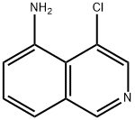 5-Isoquinolinamine,4-chloro-(9CI) 구조식 이미지