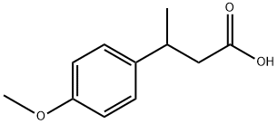 3-(4-methoxyphenyl)butanoic acid Structure