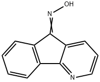 5H-indeno[1,2-b]pyridin-5-one oxime Structure