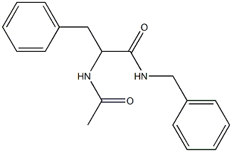 2-(acetylamino)-N-benzyl-3-phenylpropanamide 구조식 이미지