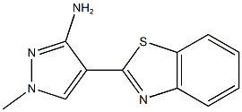 4-(1,3-benzothiazol-2-yl)-1-methyl-1H-pyrazol-3-amine 구조식 이미지