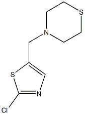 4-[(2-chloro-1,3-thiazol-5-yl)methyl]thiomorpholine Structure