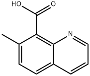 8-Quinolinecarboxylicacid,7-methyl-(9CI) Structure