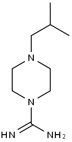 4-(2-methylpropyl)piperazine-1-carboximidamide 구조식 이미지