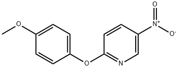 2-(4-methoxyphenoxy)-5-nitropyridine 구조식 이미지