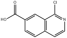 1-Chloro-isoquinoline-7-carboxylic acid Structure