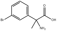 2-amino-2-(3-bromophenyl)propanoic acid Structure